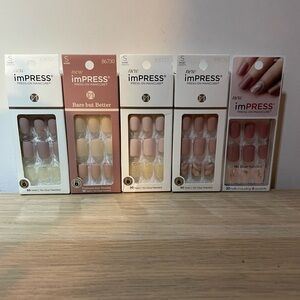 imPRESS Press-On Manicure Set - Nude and Pink